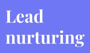 lead nurturing