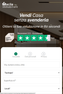 Landing page efficace facile immobiliare