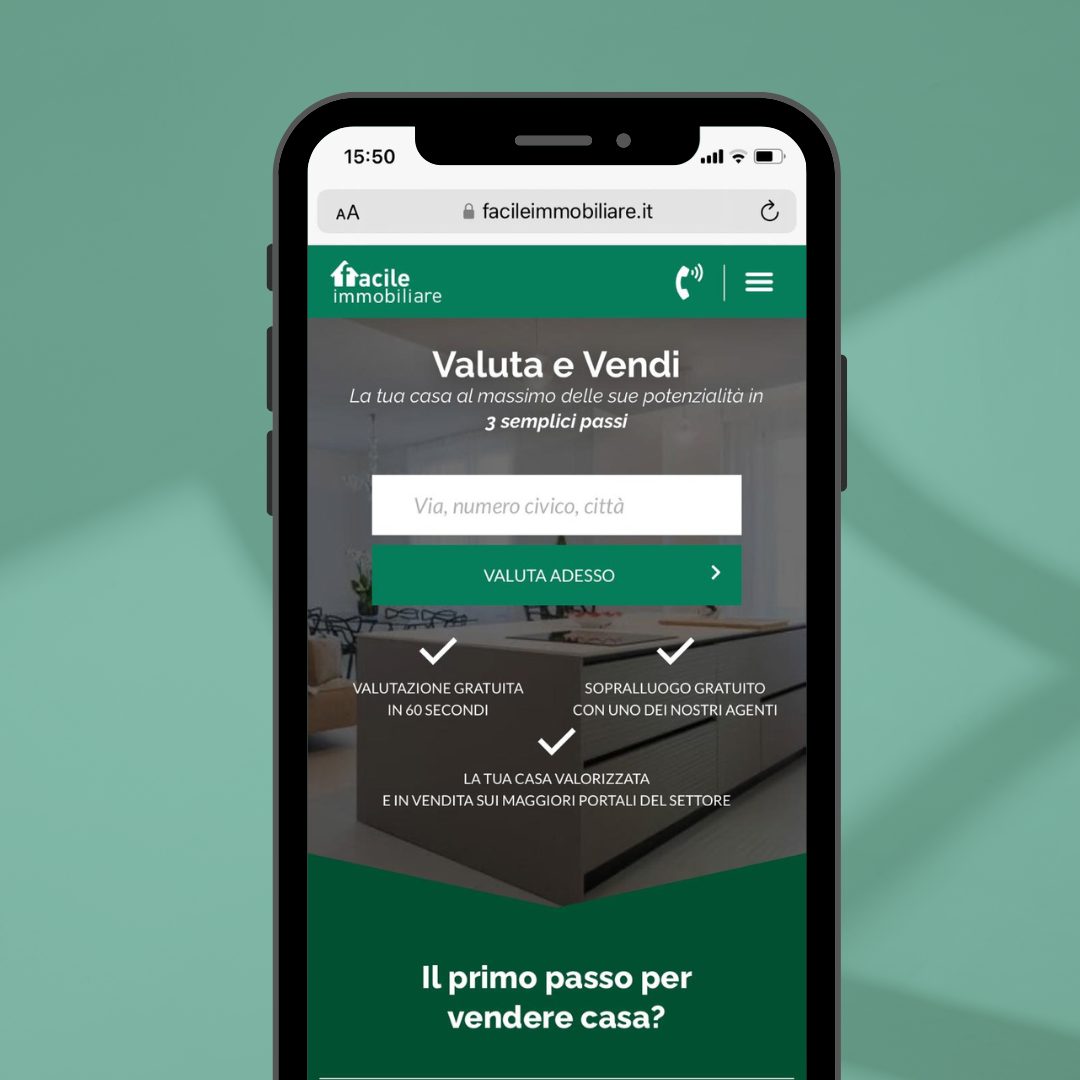 Sito Facile immobiloiare mobile